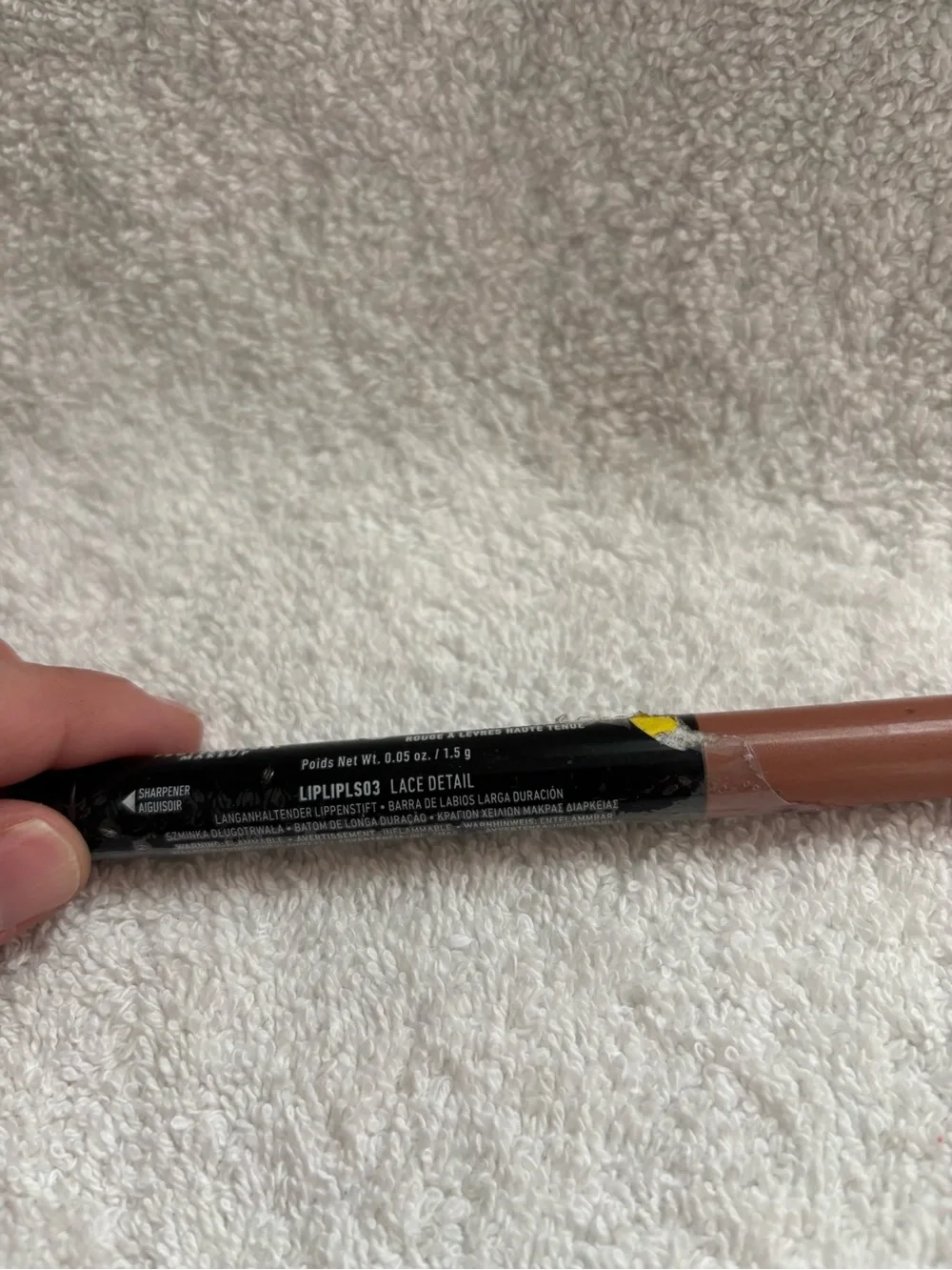 NYX lingerie push up long lasting lipstick shade lace detail